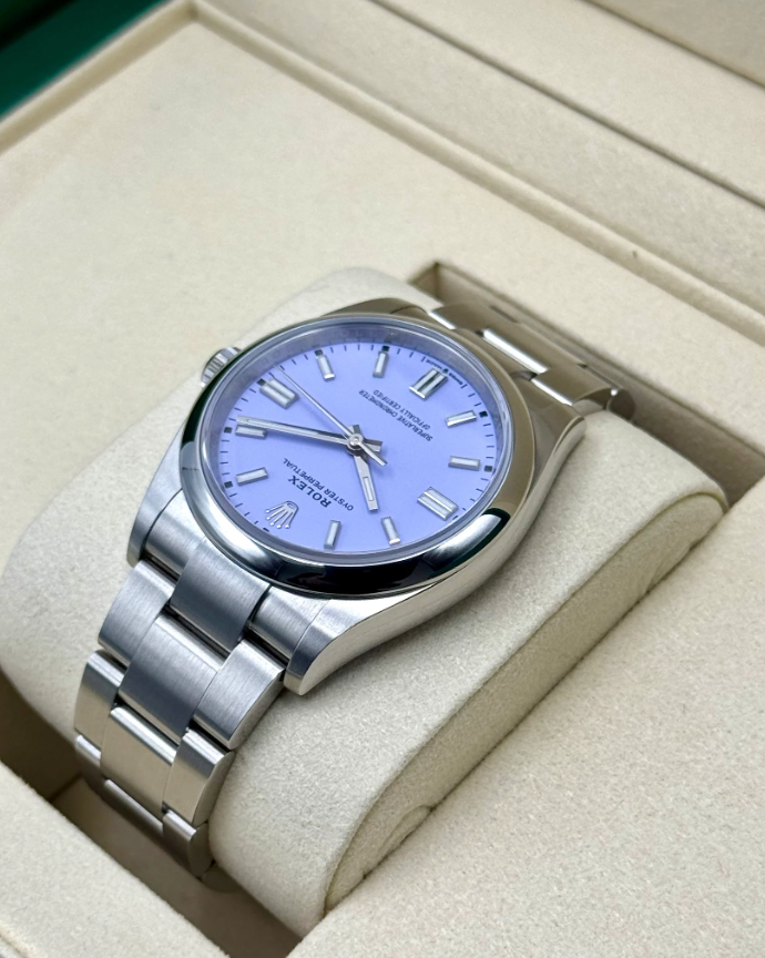 NEW 2025 Oyster Perpetual Assembled (100) 41 mm 126000 Lavender Dial
