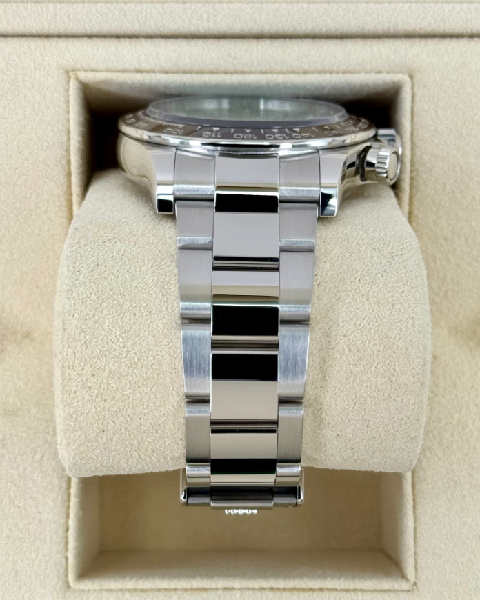 NEW 2025 Daytona Assembled (100) 40mm 126506 Platinum Ice Blue Diamond Baguette Dial