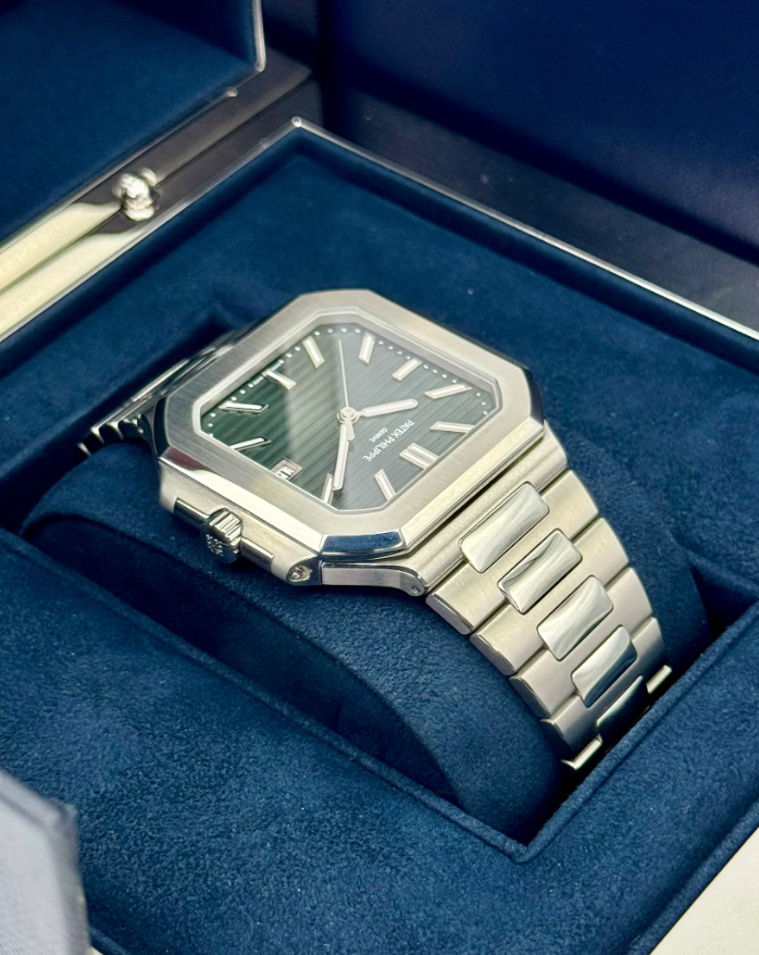 NEW 2025 PP Cubitus Assembled 45mm 5821 Stainless Steel Green Dial