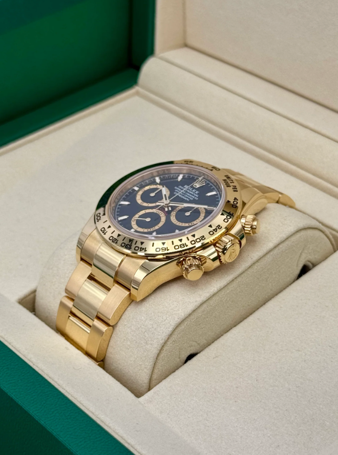 Daytona Assembled 40mm 126508 18K Yellow Gold plated Black Dial