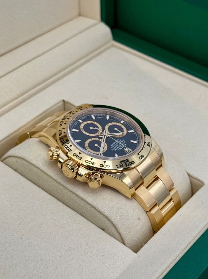 Daytona Assembled 40mm 126508 18K Yellow Gold plated Black Dial