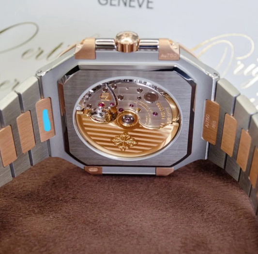 NEW 2025 PP Cubitus Assembled 45mm 5821 Date Rose Gold blue dial