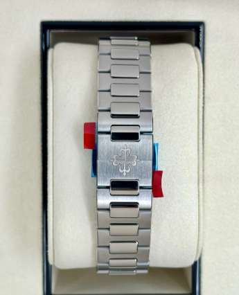 NEU 2025 PP Nautilus Zusammengebaut 100% 35.2mm 7118/1200A-001 Edelstahl Blaues Zifferblatt