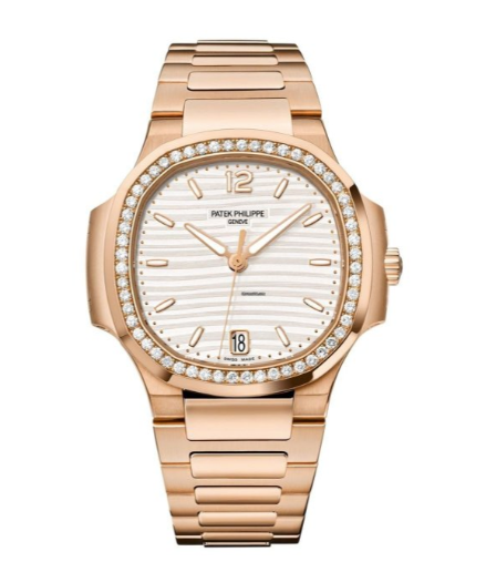 PP Monterad 90 % 7118 1200r - Nautilus Silverur 18k Roséguld 35,2 mm