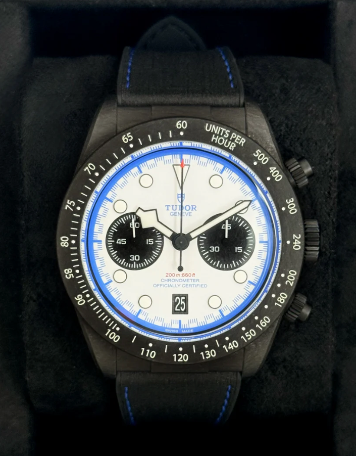 TUDOR Black Bay 25 42mm 79377KN Black Carbon White Dial – Gordon