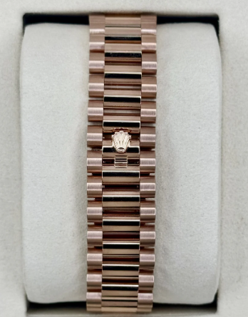 Day-Date Samlet 40mm 128395TBR Præsident Roseguld Olivengrøn Skive