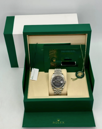Datejust assemblato (100) 41mm 126334 quadrante Wimbledon Jubilee