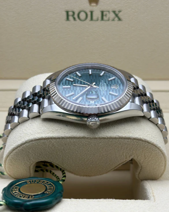 Datejust Assembled 80% 36mm Jubilee Fluted Pattern Green Dial