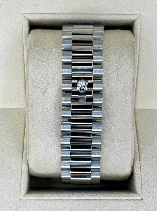 Day-Date Assembled 2018 40mm 228206 Steel Jubilee Ice Blue Motif Dial