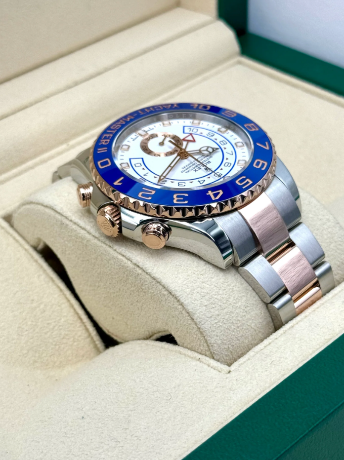 2022 Yacht-Master II Assembled 44mm 116681 Two-Tone White Dial