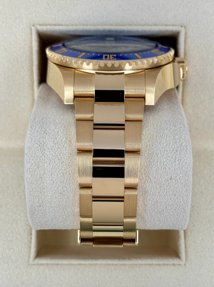 Deepsea Assembled (100) New 2024 44mm 136668LB 18K Yellow Gold-plated Blue Dial