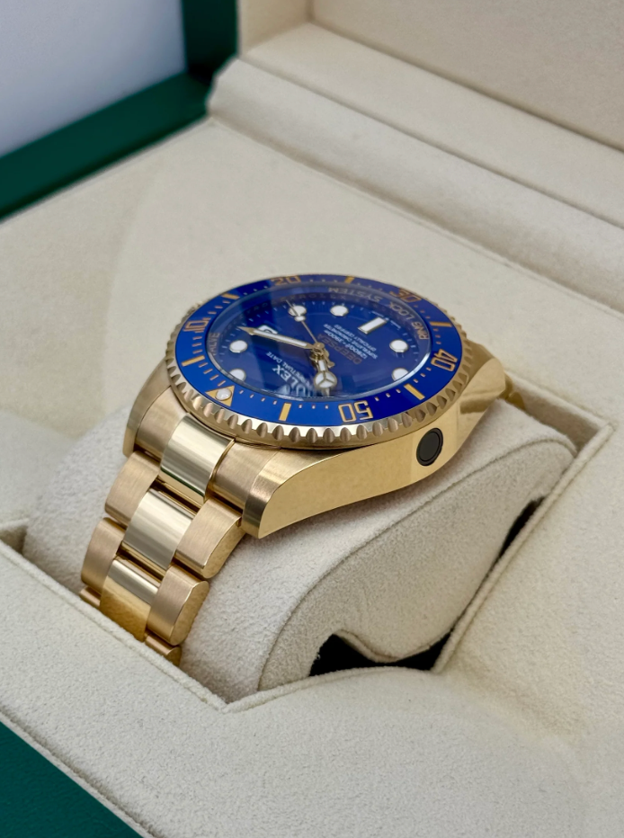 Deepsea Assembled (100) New 2024 44mm 136668LB 18K Yellow Gold-plated Blue Dial