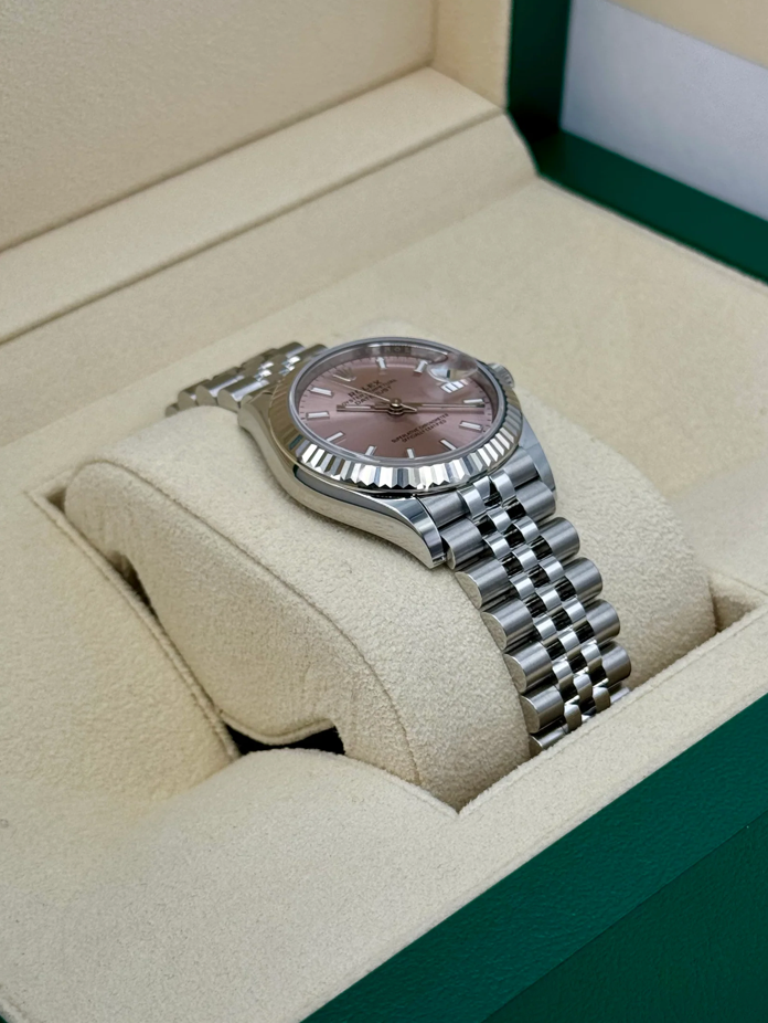 Datejust Assembled (80) NEW 2024 Lady Datejust 31mm 278274 Stainless Steel Jubilee Pink Dial