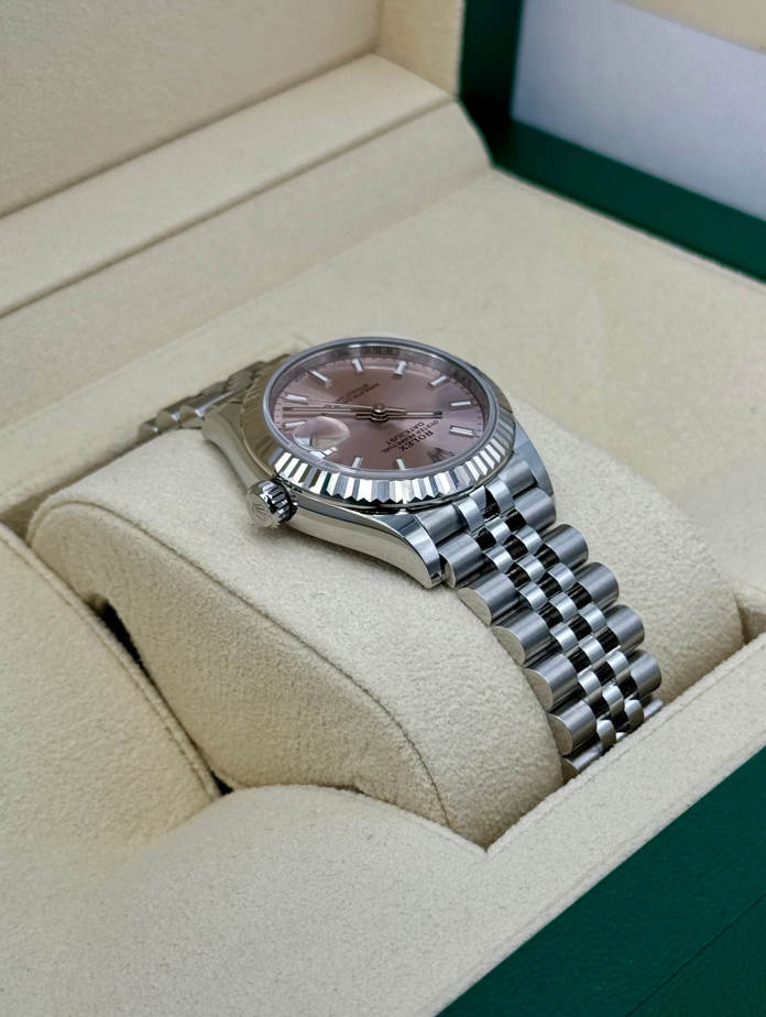 Datejust Assembled (80) NEW 2024 Lady Datejust 31mm 278274 Stainless Steel Jubilee Pink Dial