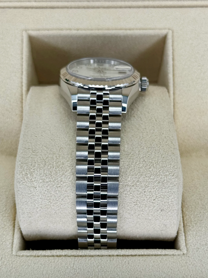 Datejust Assembled (80) NEW 2024 Lady Datejust 28mm 279174 Jubilee MOP Diamond Dial