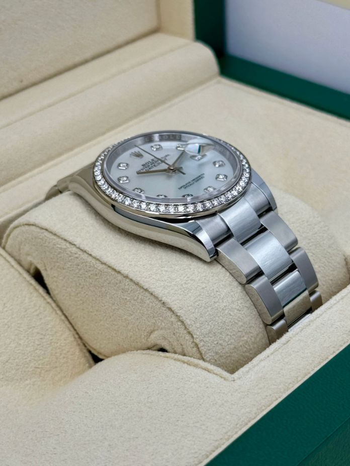 Datejust Assembled (80) NEW 2024 Lady 36mm 126284RBR MOP Diamond Dial