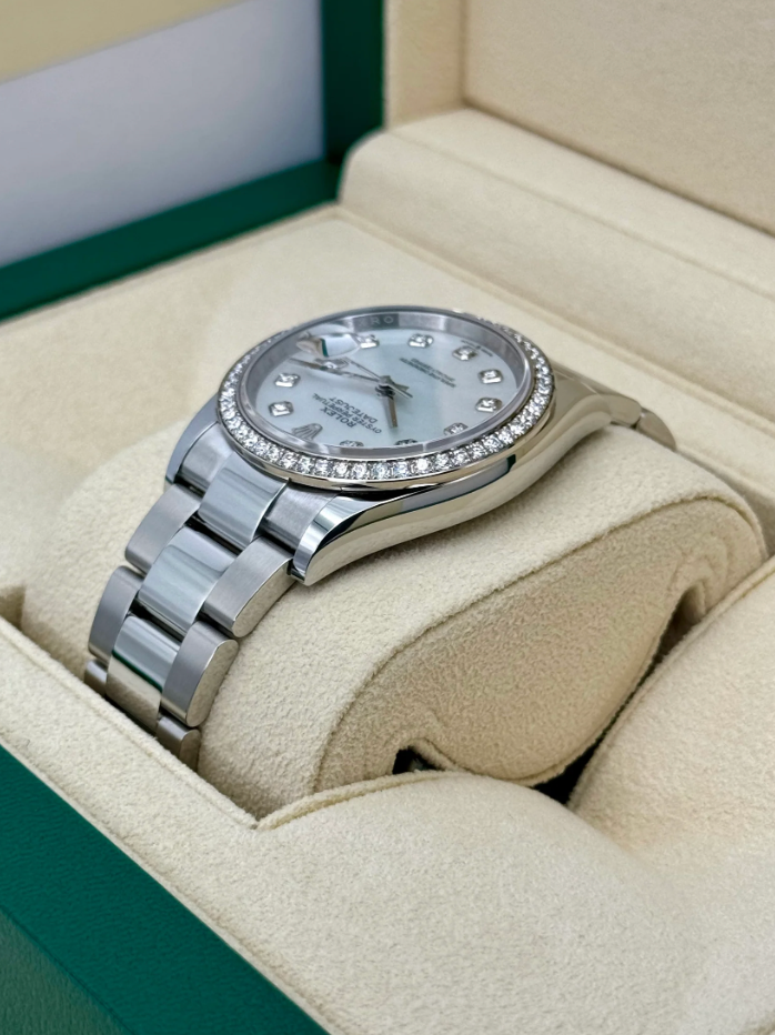 Datejust Assembled (80) NEW 2024 Lady 36mm 126284RBR MOP Diamond Dial