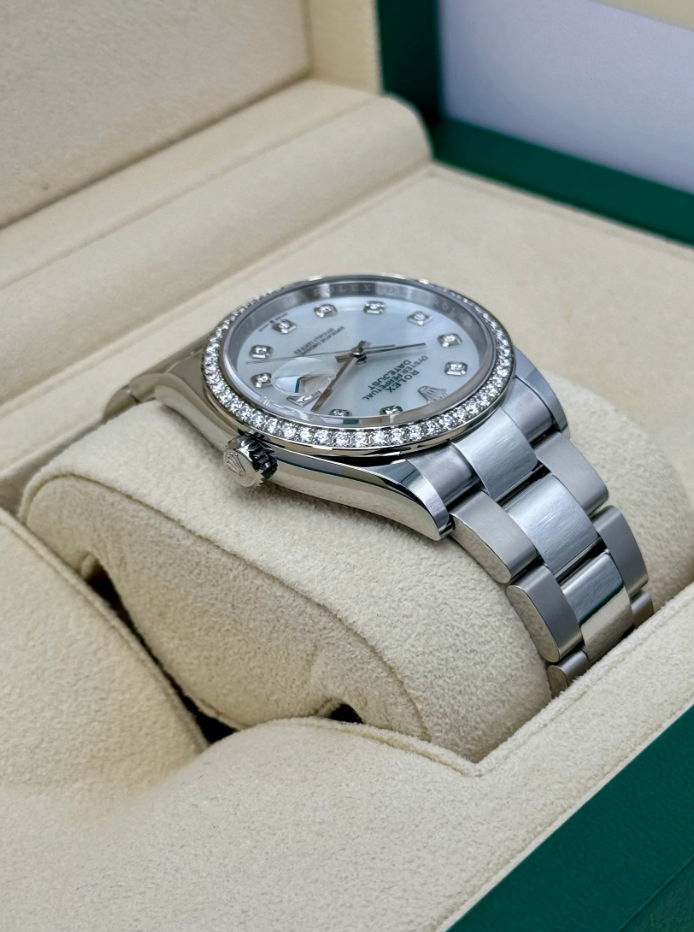 Datejust Assembled (80) NEW 2024 Lady 36mm 126284RBR MOP Diamond Dial