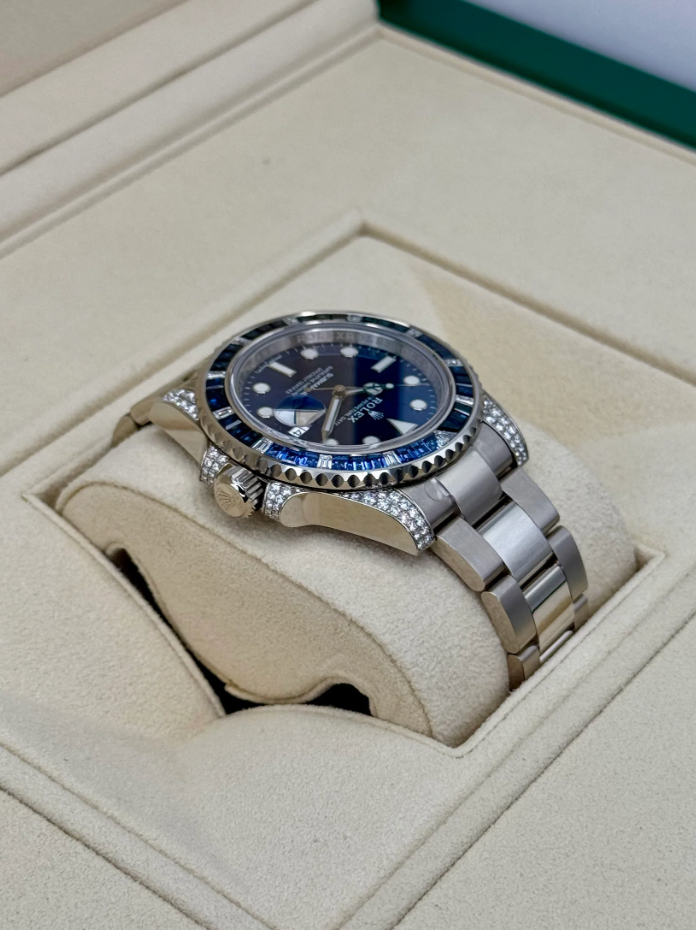 2020 Submariner (100) 40mm 116659SABR White Gold-plated Blue Dial
