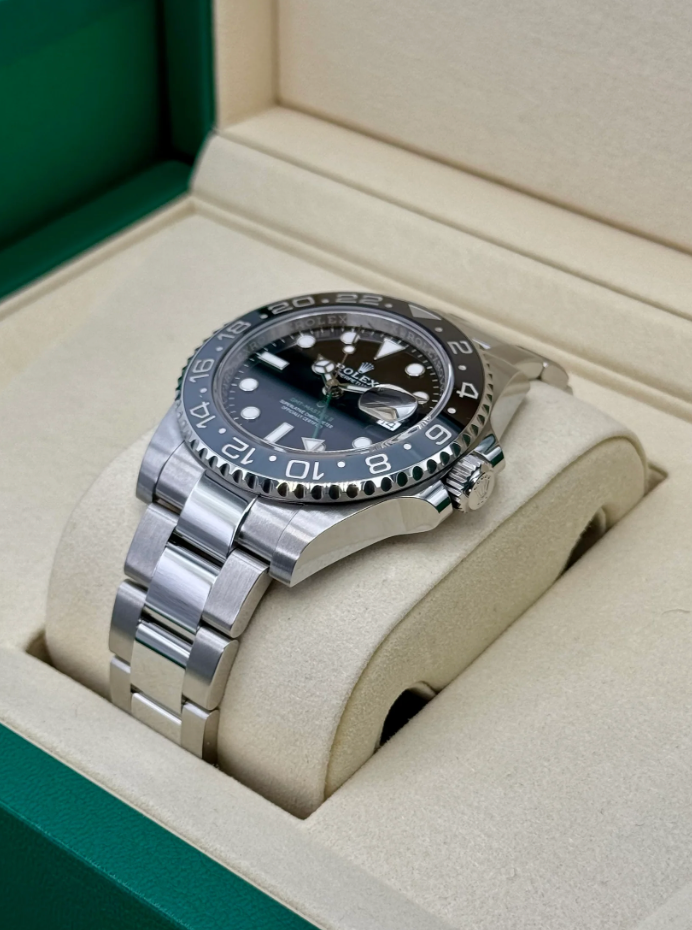 GMT-Master II Assembled (100) "Bruce Wayne" 40mm 126710GRNR Black Dial Oyster