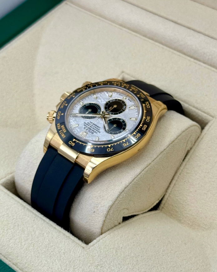 Daytona Assembled 40mm 126518LN Yellow-plated Oysterflex Meteorite Dial