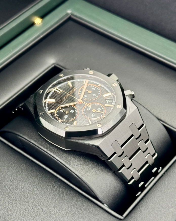 AP Assembled 100% Royal Oak 26240CE Black Ceramic Chronograph