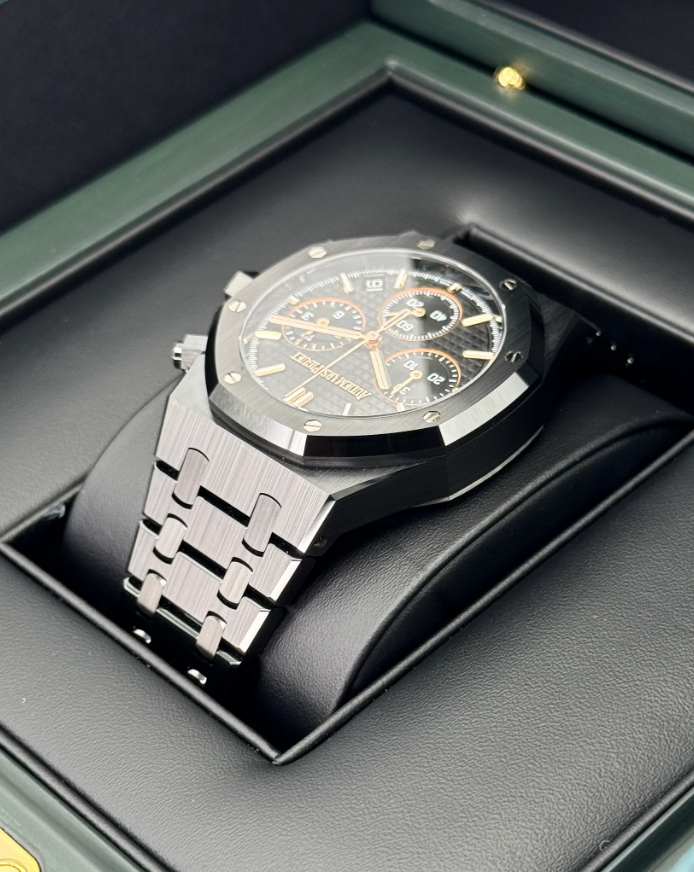 AP Assembled 100% Royal Oak 26240CE Black Ceramic Chronograph