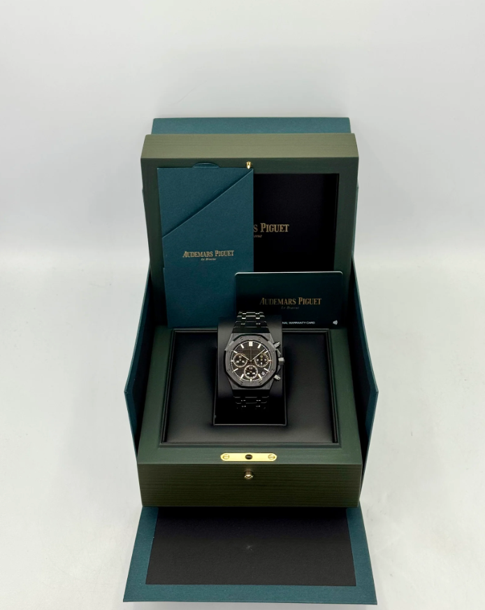 AP Assembled 100% Royal Oak 26240CE Black Ceramic Chronograph