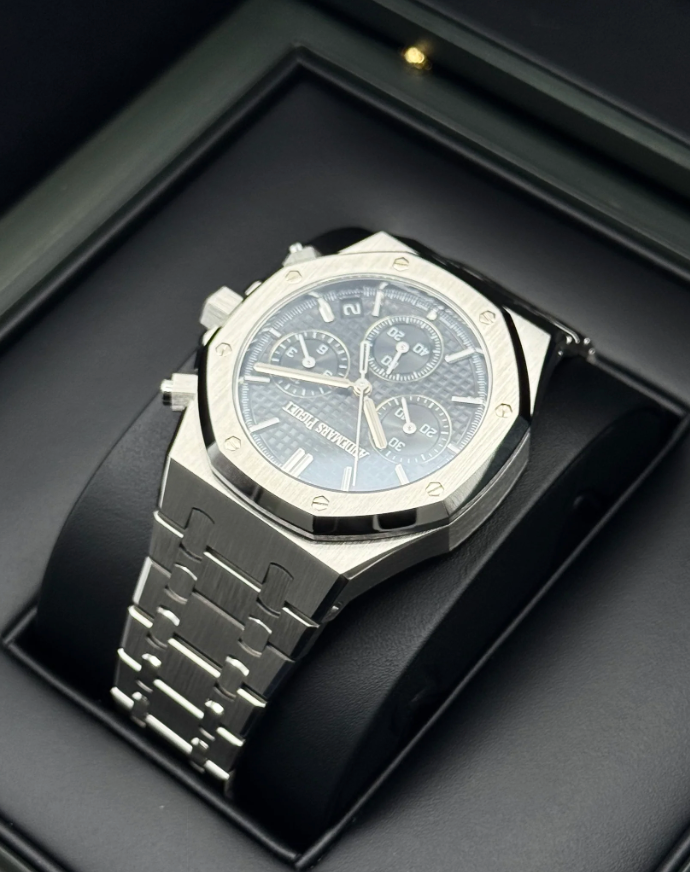 AP Assembled 100% Royal Oak Chronograph 41mm 26240ST Black Dial