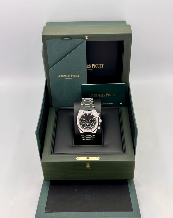 AP Assembled 100% Royal Oak Chronograph 41mm 26240ST Black Dial