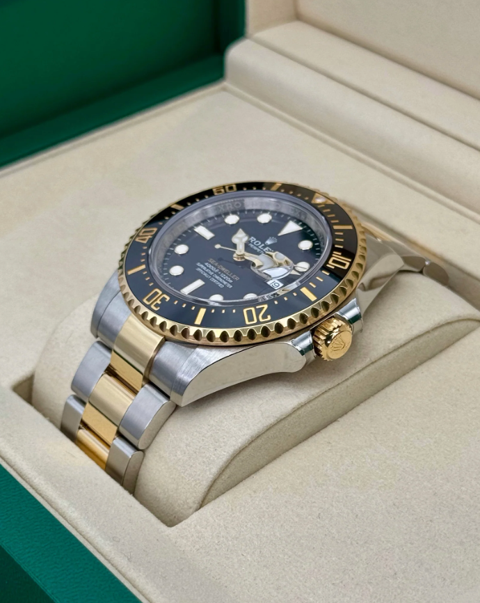 Sea-Dweller Assembled (100) 43mm 126603 Two-Tone Black Dial