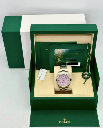 NEW 2025 Oyster Perpetual Assembled (100) 41mm 134300 Candy Pink Dial