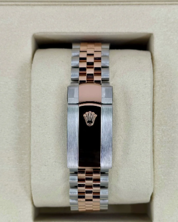 NEU 2025 Datejust Zusammengebaut (100) 36mm 126231 Bicolor Jubilee Weißes Zifferblatt