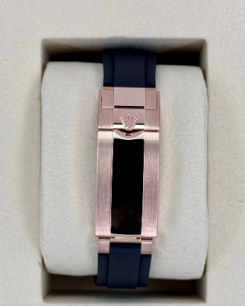 NEW 2025 Yacht-Master Assembled (100) 40mm 126655 Rose Gold Oysterflex Black Dial