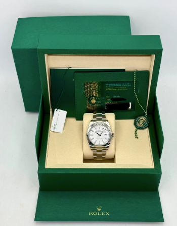 NEW 2025 Datejust Assembled (100) 41mm 126300 Stainless Steel Oyster White Dial