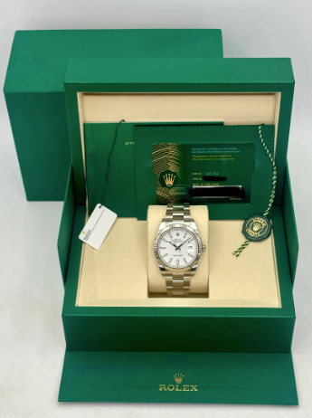 NEW 2026 Datejust Assembled (100) 41mm 126334 Stainless Steel Oyster White Dial