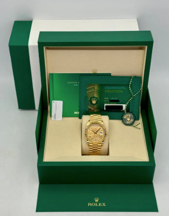 Day-Date Assembled 40mm 228238 Presidential Champagne Roman Numeral Dial