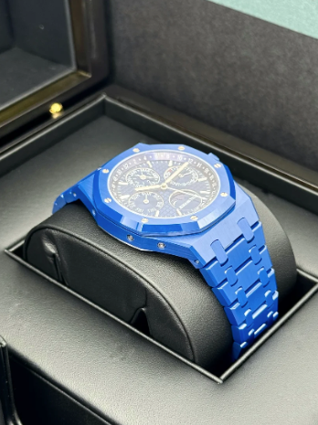AP Samlet Royal Oak Perpetual Calendar 26579CS Blue Ceramic
