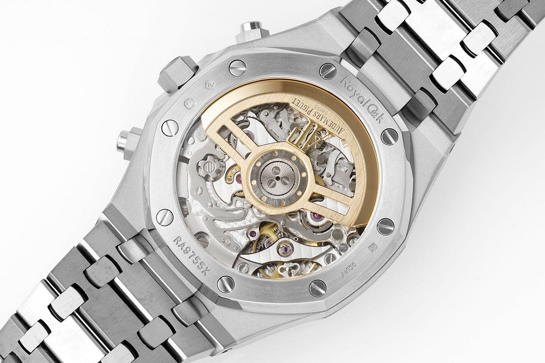 AP Assembled 90% 26240BC Frosted White Gold plated Grey Dial