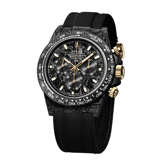 DW Daytona 40 mm Oyster monterad svart och guld