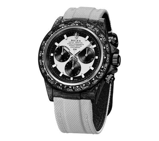 Dw Daytona 41 mm Oyster, noir, crème assemblée
