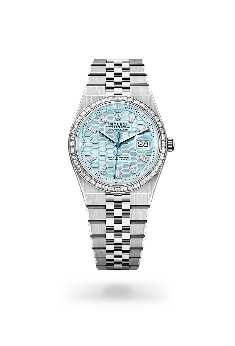 Land-Dweller 90% 36 mm steel and Diamond Moissanite