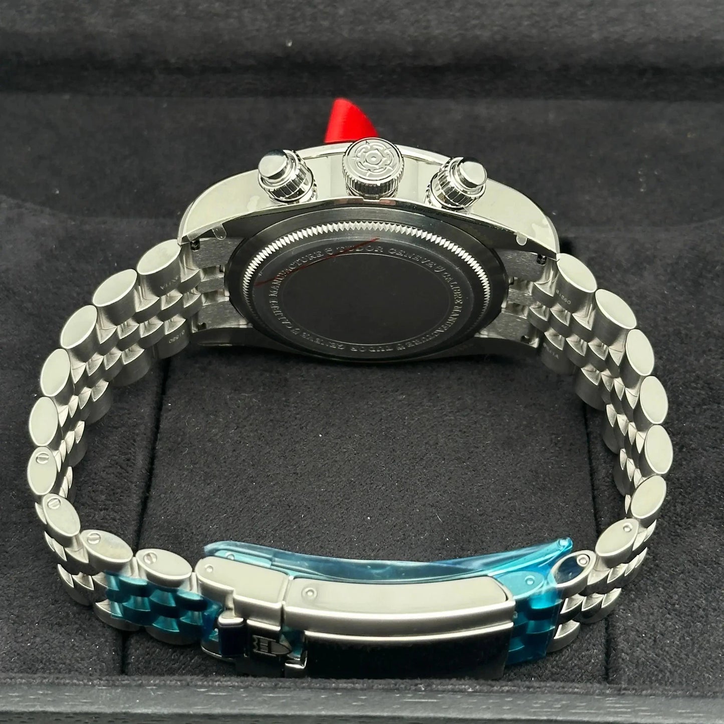 TD Black Bay 79360N 41mm Steel Flamingo Blue Dial Watch