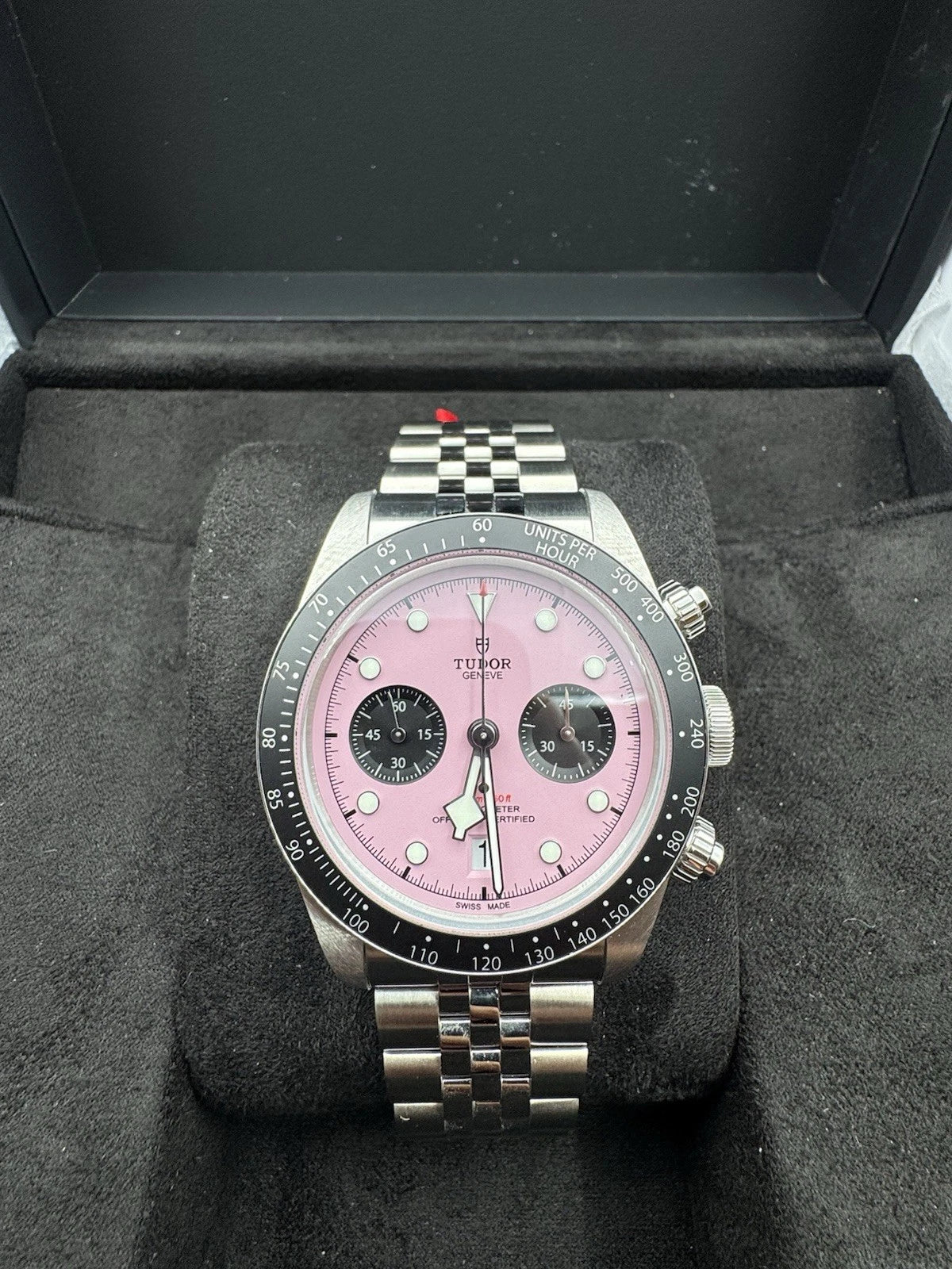 TD Black Bay 79360N 41mm Steel Pink dial Watch
