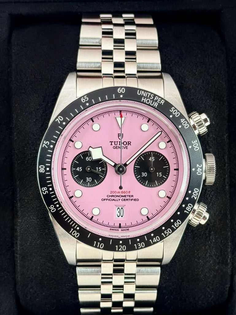 TD Black Bay 79360N 41mm Steel Pink dial Watch