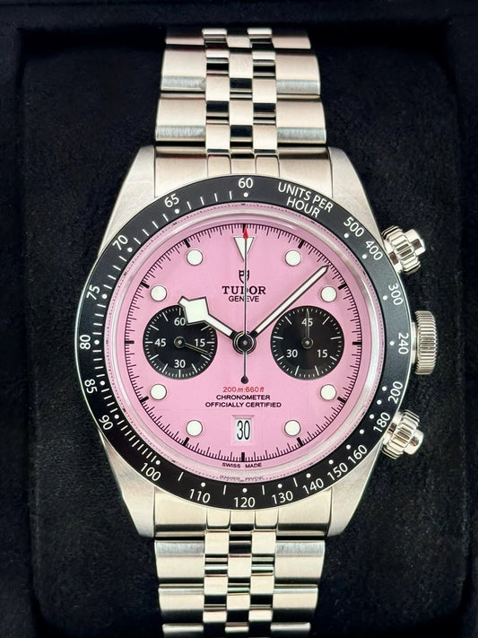 TD Black Bay 79360N 41mm Steel Pink dial Watch