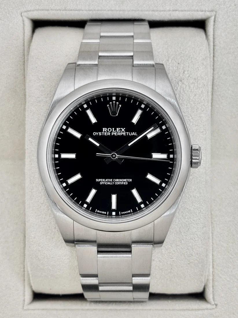 Oyster Perpetual Assembled (100) 39mm 114300 Stainless Steel Black Dial