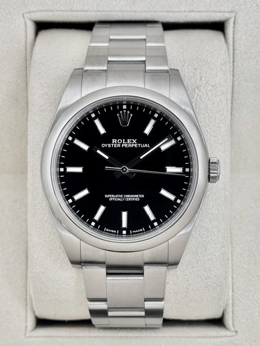 Oyster Perpetual Assembled (100) 39mm 114300 Stainless Steel Black Dial