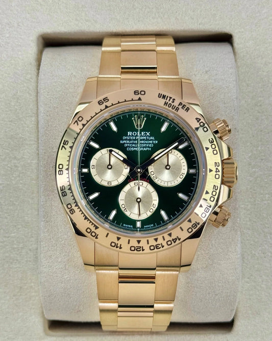 New Daytona 2025 Assembled (100) 40mm 126508LN Green Dial