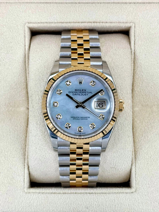 Datejust Assembled (100) 36mm 126233 Mother of Pearl Diamond Dial